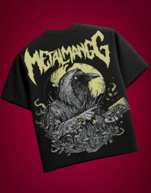 crow oversized t-shirt